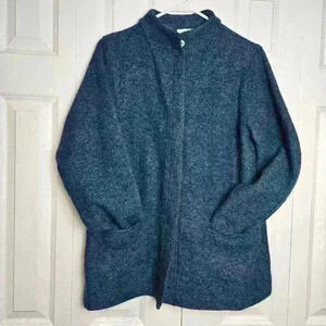 Pure J Jill Wool Blend Cardigan Lagenlook Sweater Size Small Petite